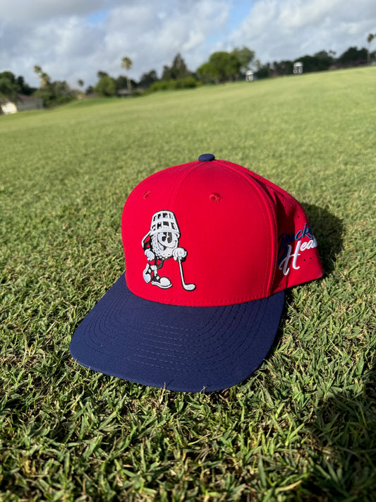 Classic Mascot 6-Panel Red/White/Blue Hat