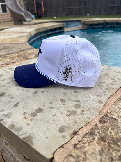 Navy & White Classic BH 6-Panel Hat