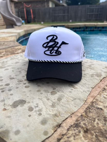 Black & White Classic BH 6-Panel Hat