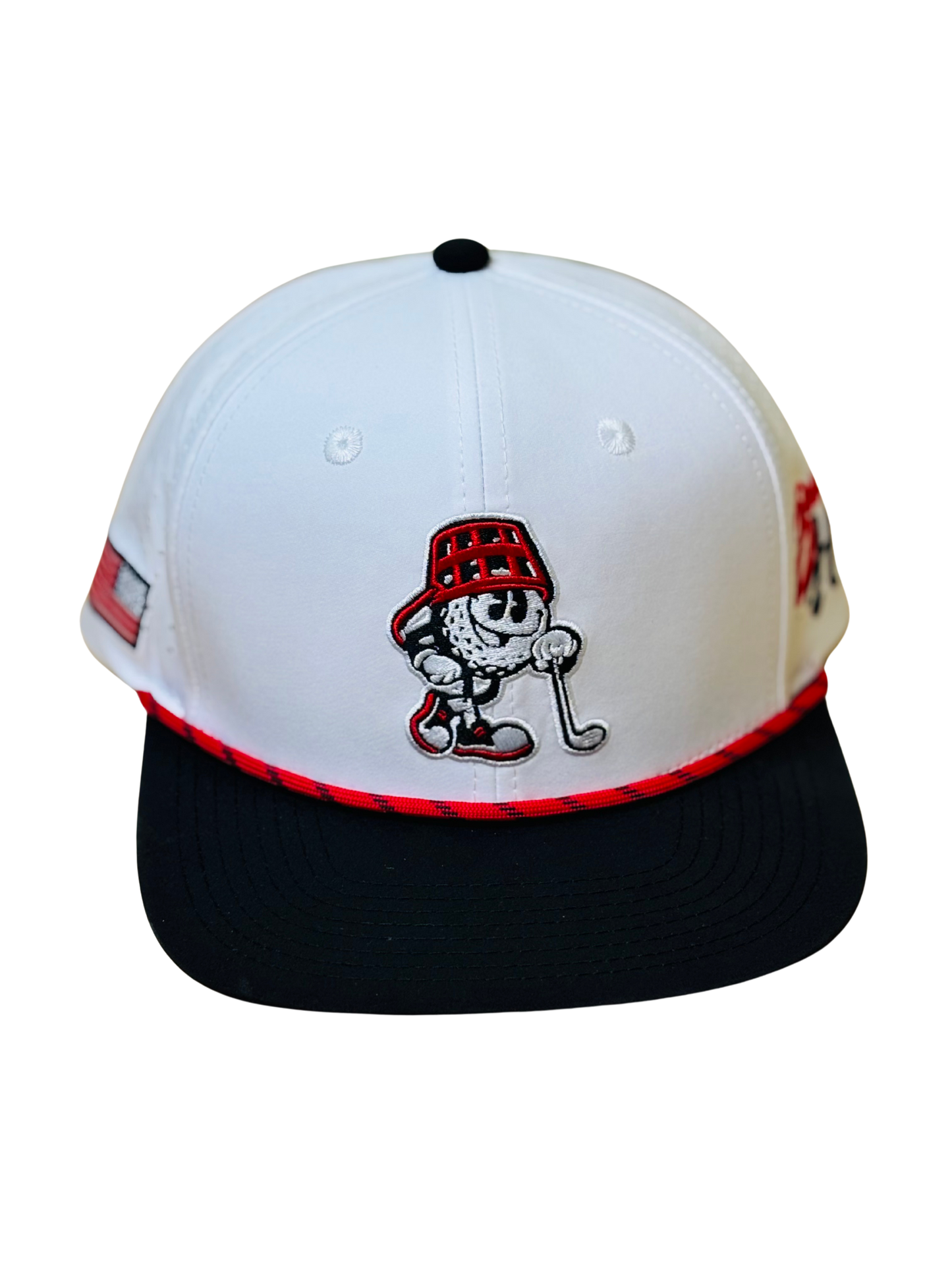 Game Day White/Black/Red Hat