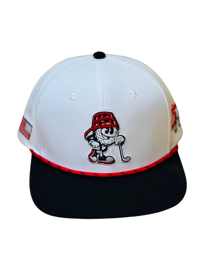 Game Day White/Black/Red Hat