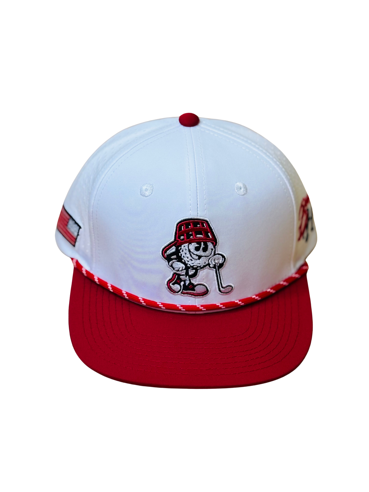 Game Day White & Crimson Hat