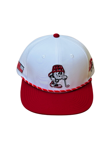 Game Day White & Crimson Hat