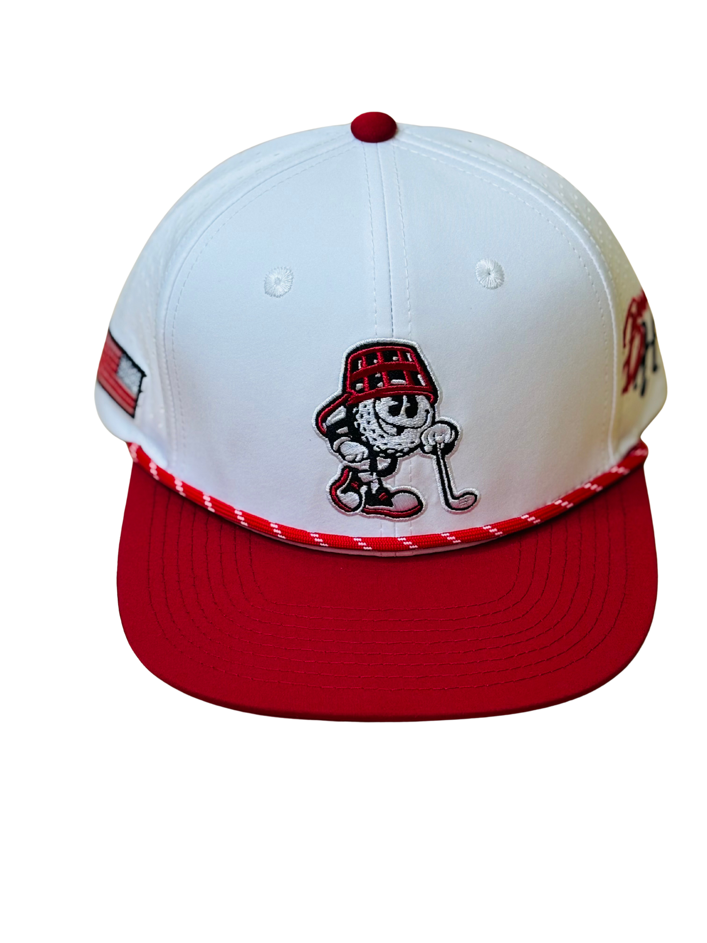 Game Day White & Crimson Hat