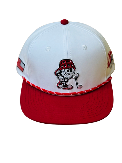 Game Day White & Crimson Hat