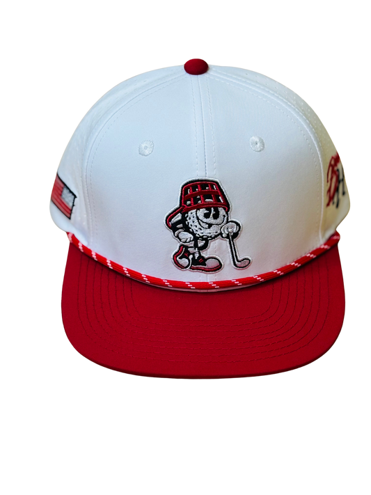 Game Day White & Crimson Hat