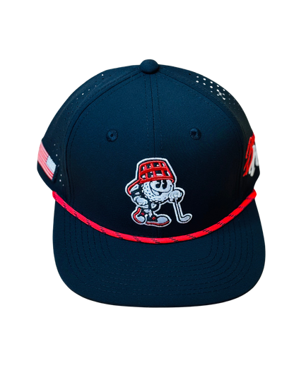 Game Day Black & Red Hat