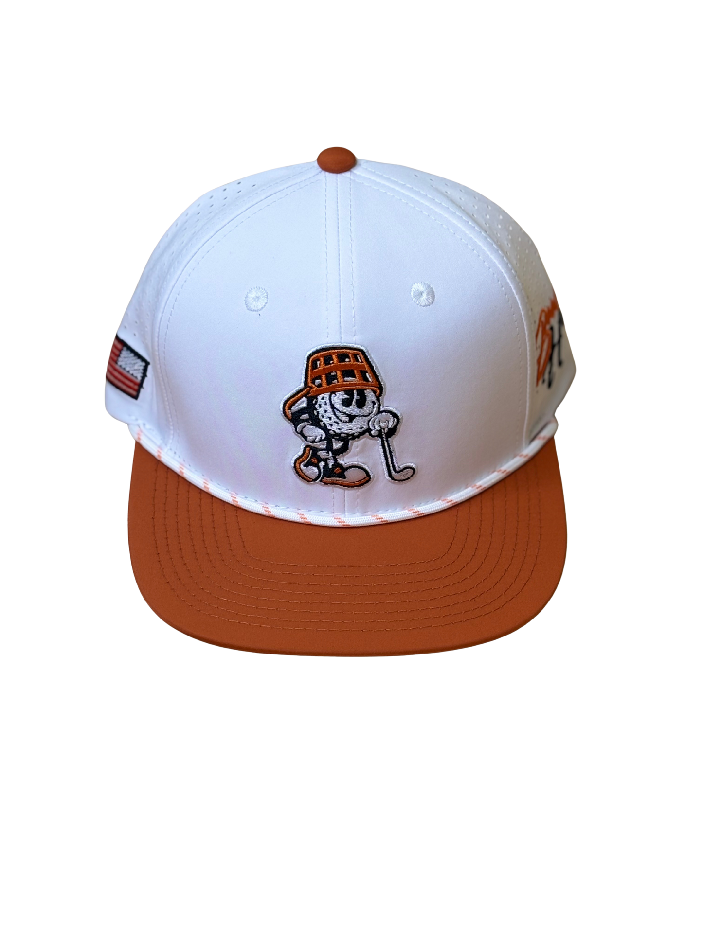 Game Day White & Burnt Orange Hat