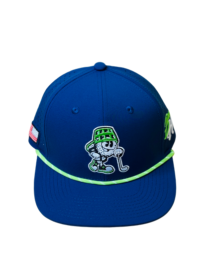 Game Day Navy & Lime Green Hat