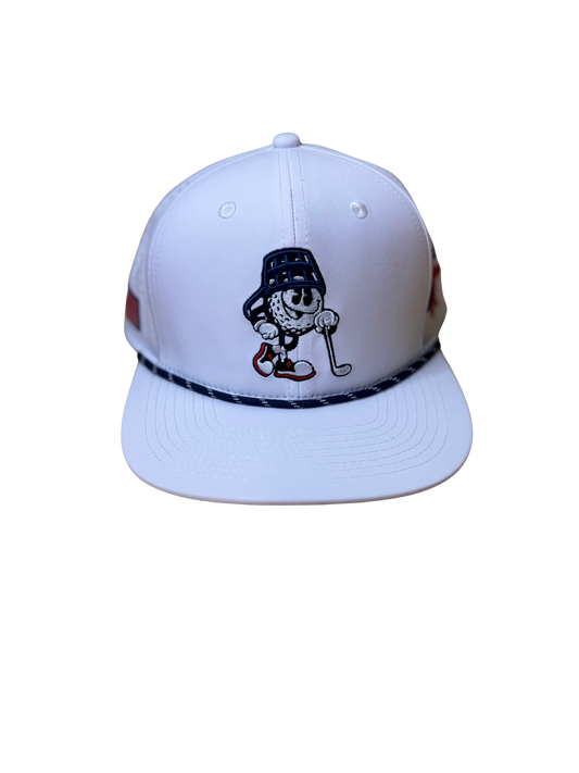 Classic Mascot 6-Panel White Hat
