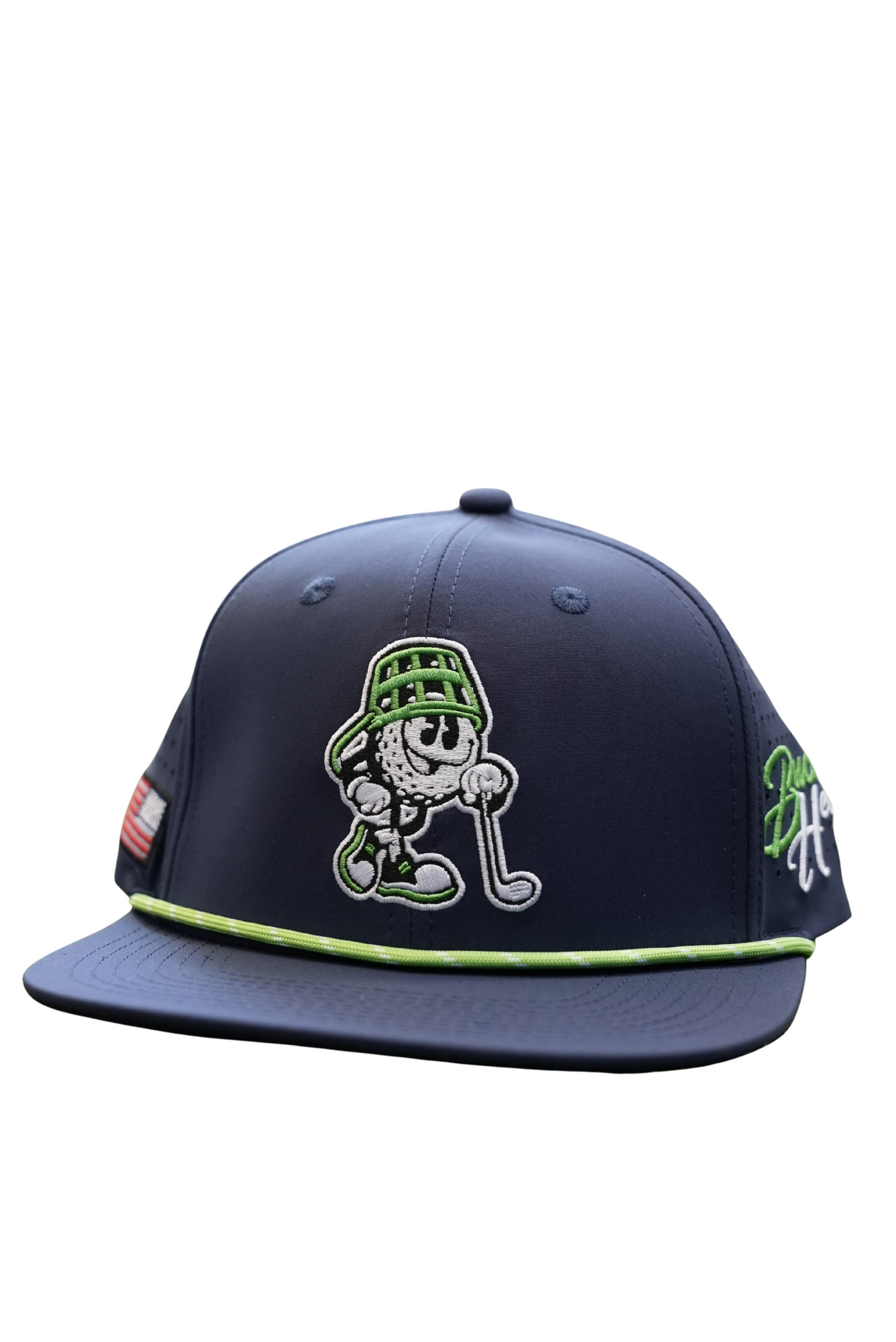 Game Day Navy & Lime Green Hat