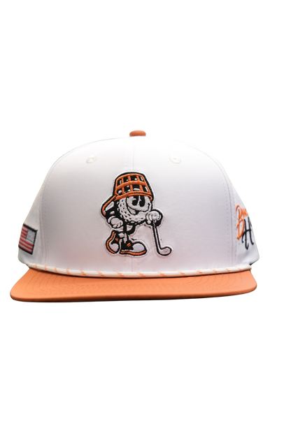 Game Day White & Burnt Orange Hat