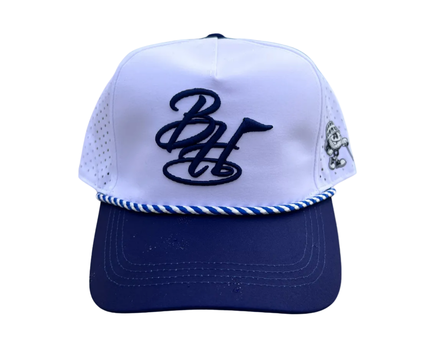 Navy & White Classic BH 6-Panel Hat