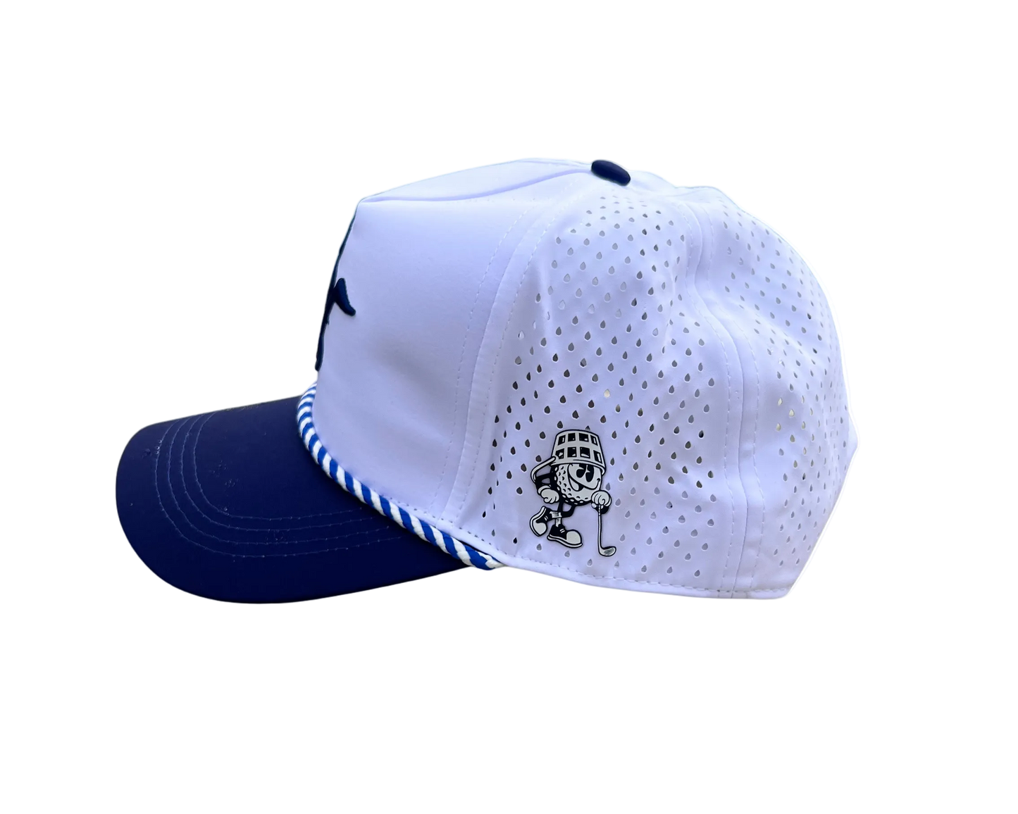 Navy & White Classic BH 6-Panel Hat