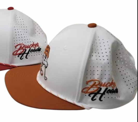 Game Day White & Burnt Orange Hat