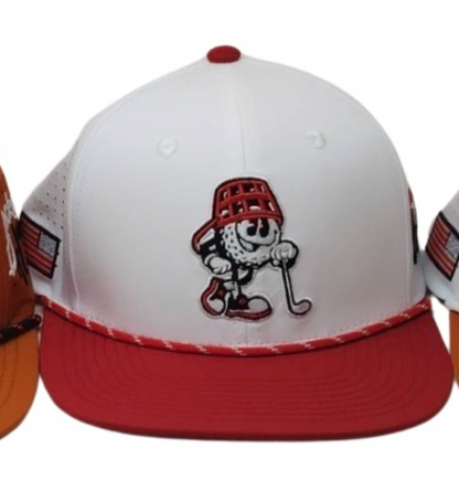 Game Day White & Crimson Hat