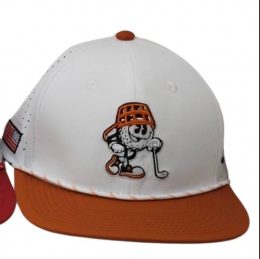 Game Day White & Burnt Orange Hat