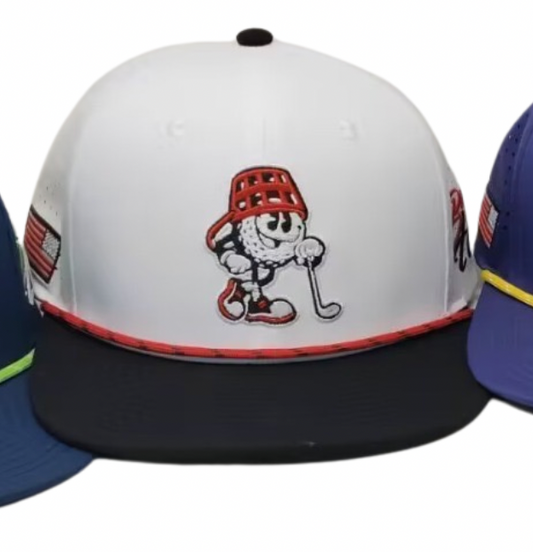 Game Day White/Black/Red Hat