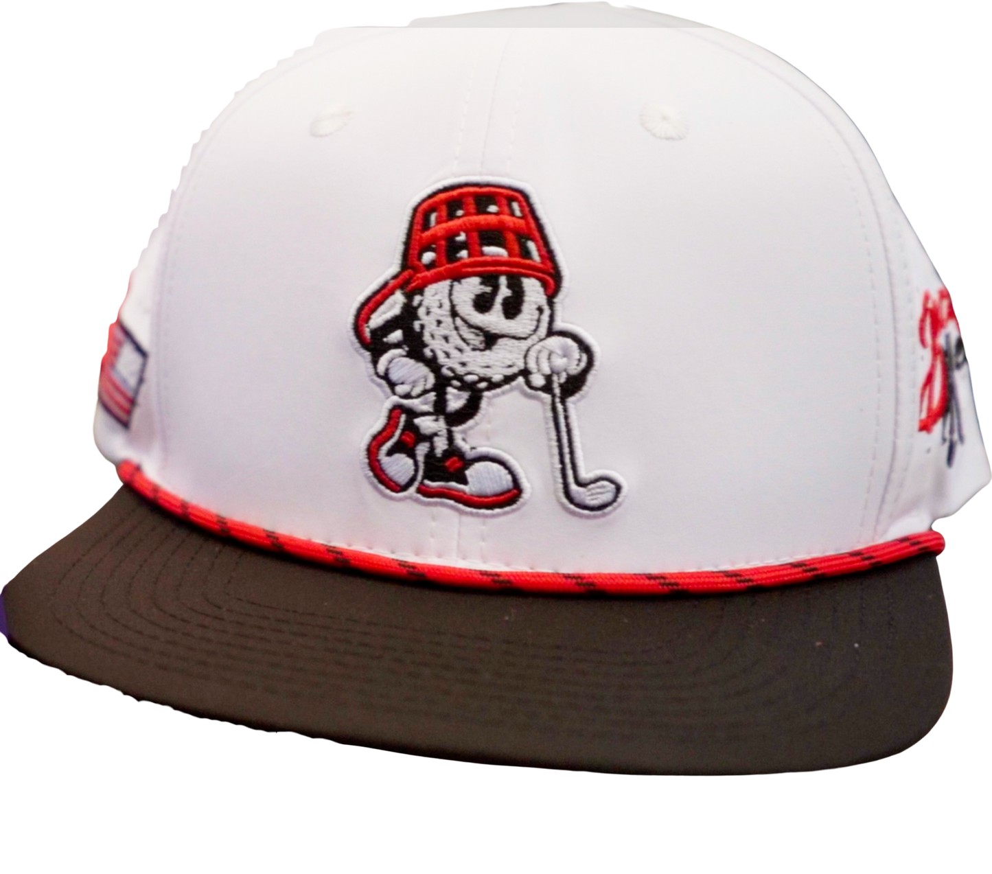 Game Day White/Black/Red Hat