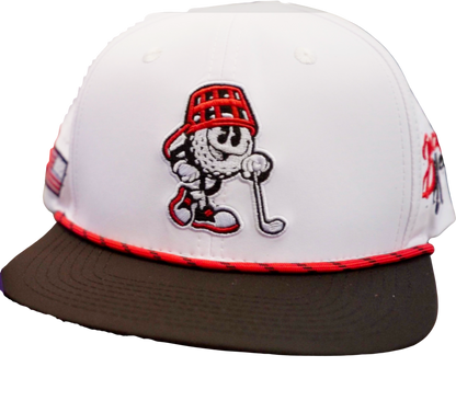 Game Day White/Black/Red Hat