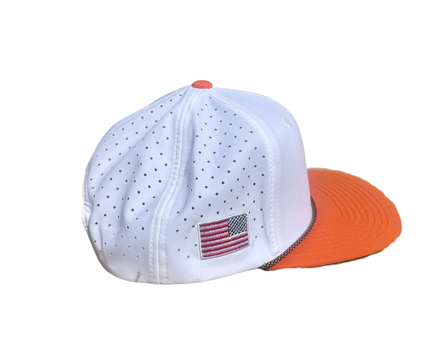 Game Day White & Orange Hat