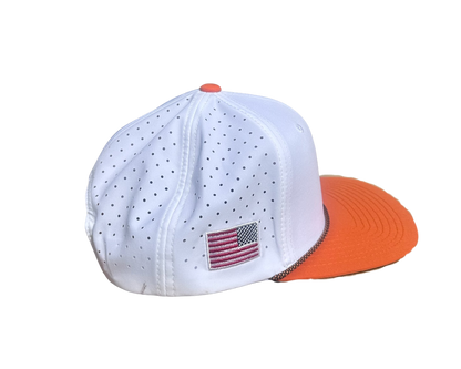 Game Day White & Orange Hat