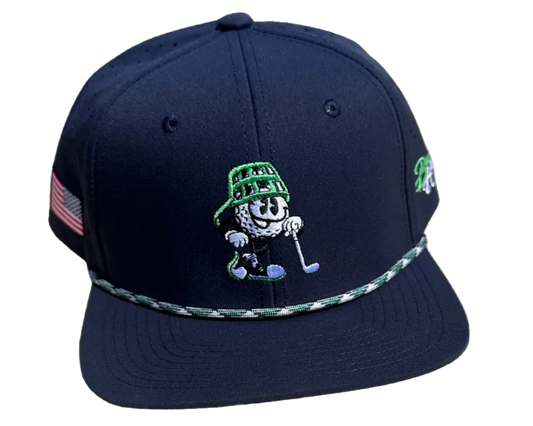 Game Day Navy & Lime Green Hat