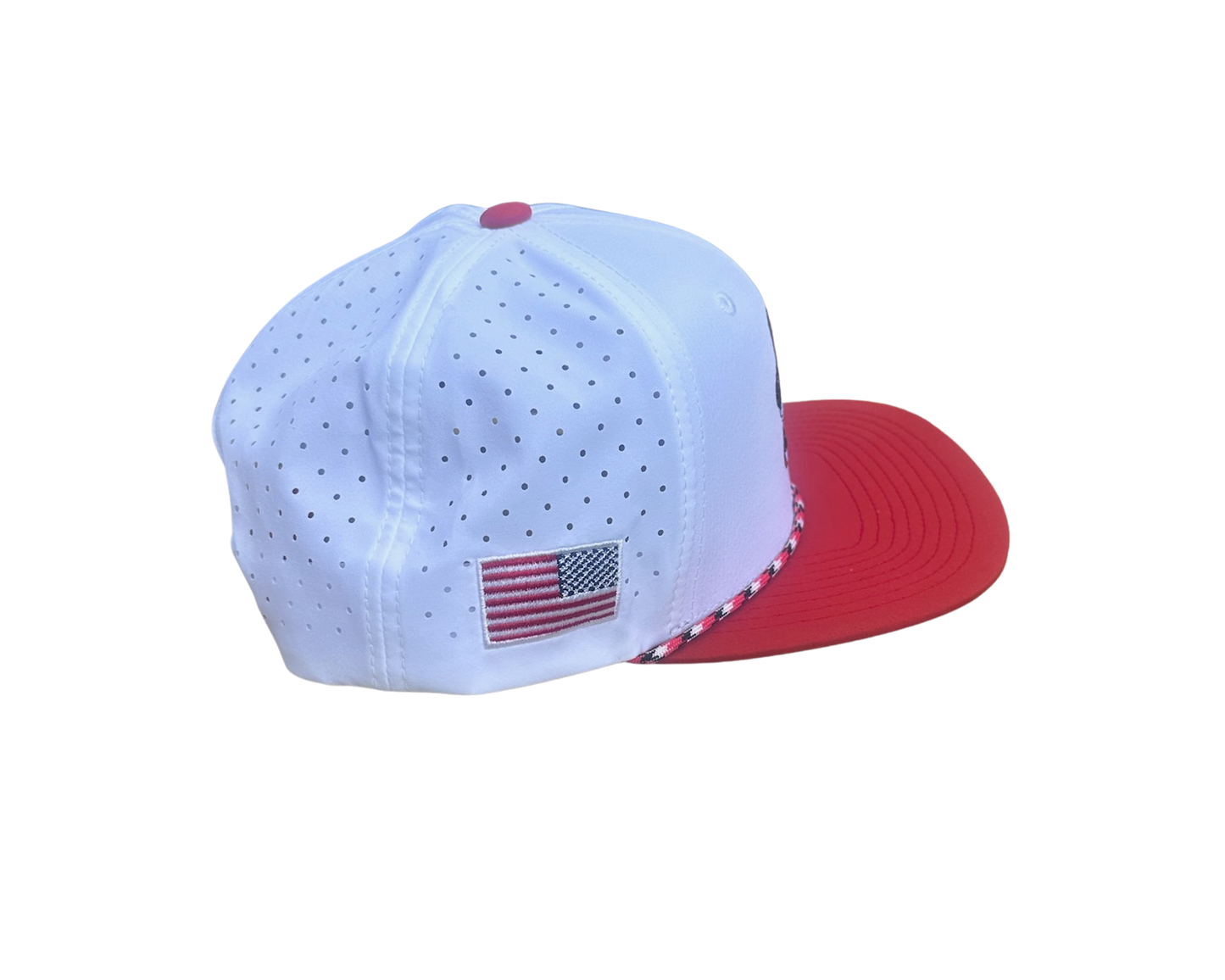 Game Day White & Crimson Hat