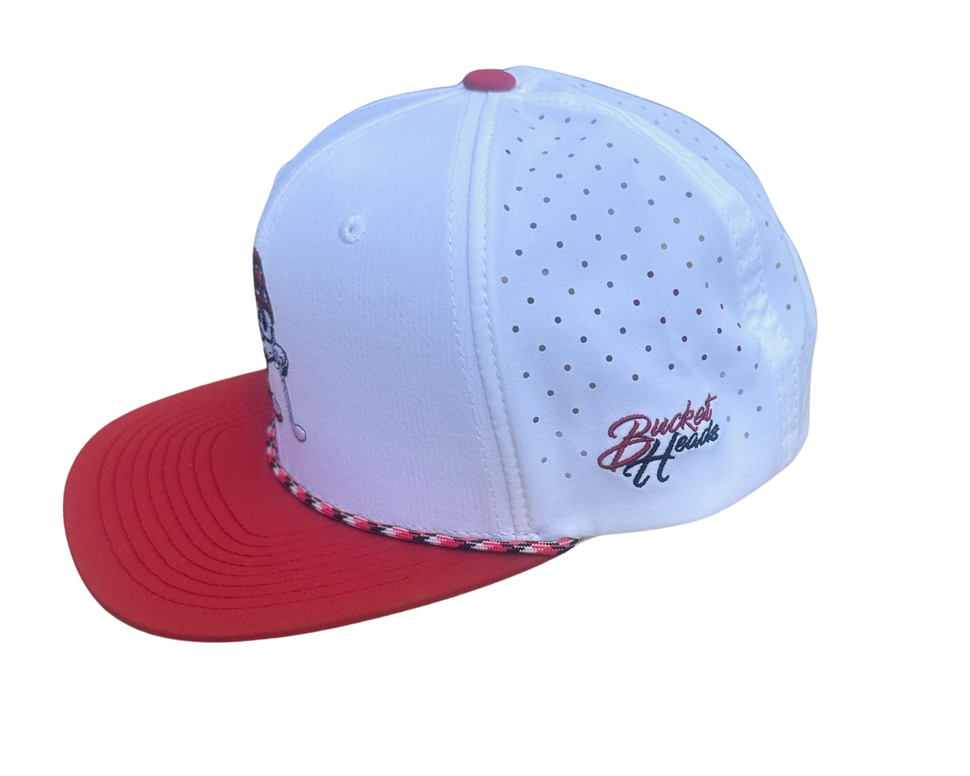 Game Day White & Crimson Hat