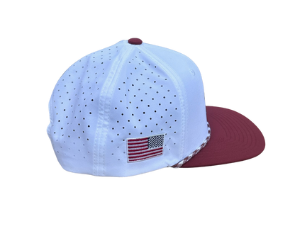 Game Day White & Maroon Hat