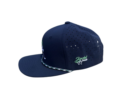 Game Day Navy & Lime Green Hat