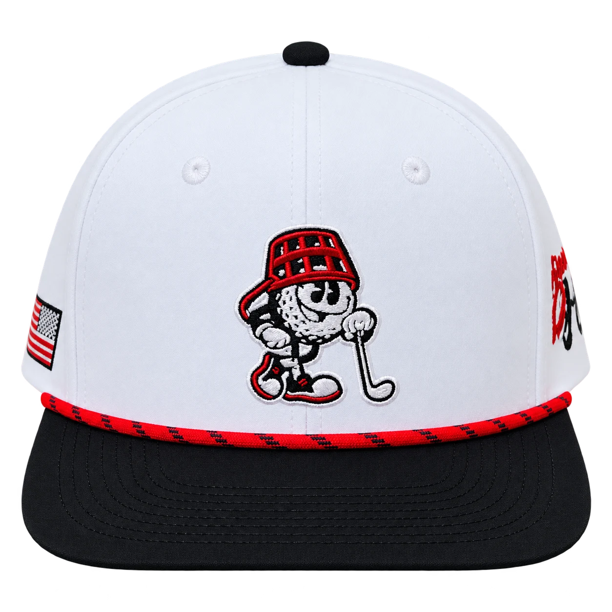 Game Day White/Black/Red Hat